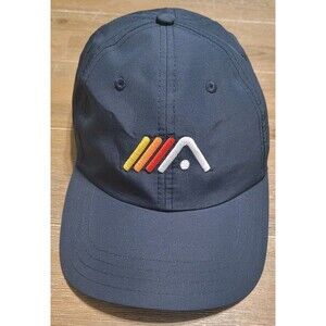 AMG Athletic Motion Golf Hat Classic A Navy Blue Adjustable Strap Cap Golfing